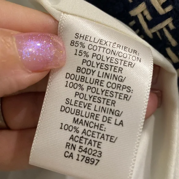 NWT Banana Republic Tweed Blazer 3/4 Sleeve |Size 8 - Picture 11 of 11